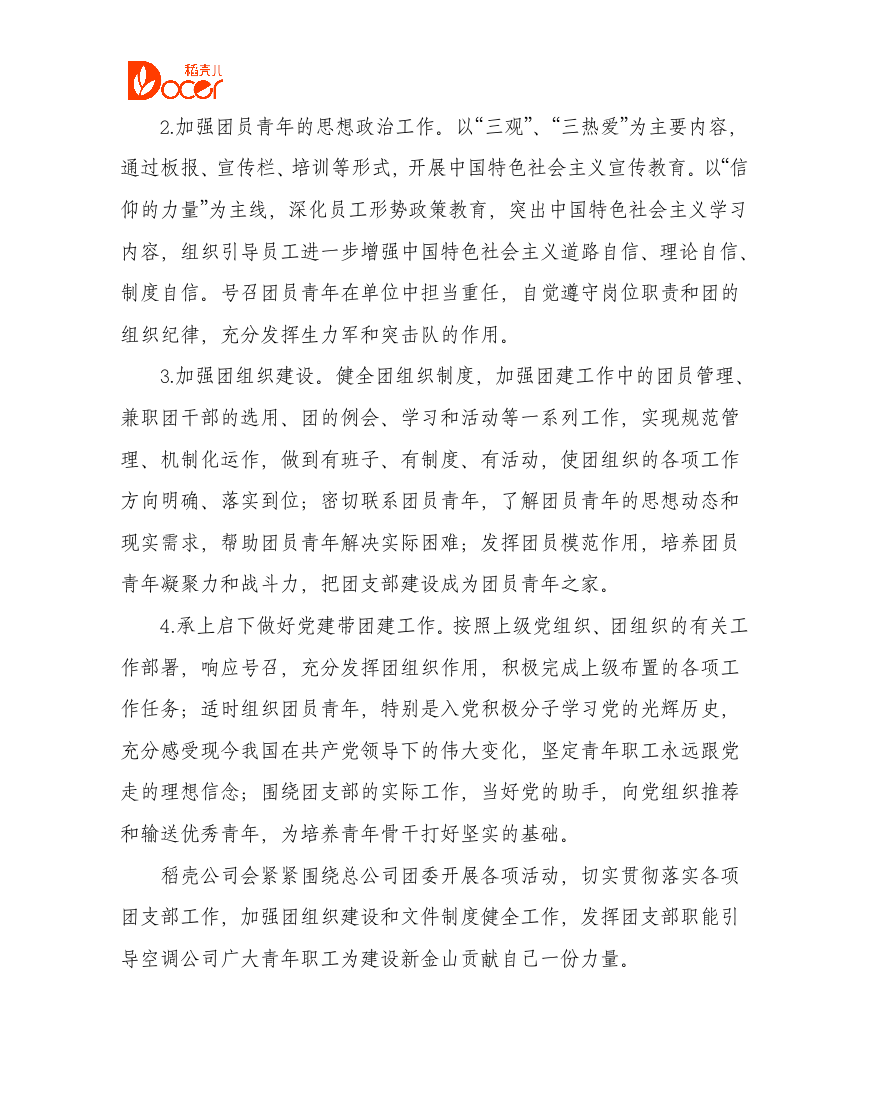 公司团支部年度总结计划.doc第4页