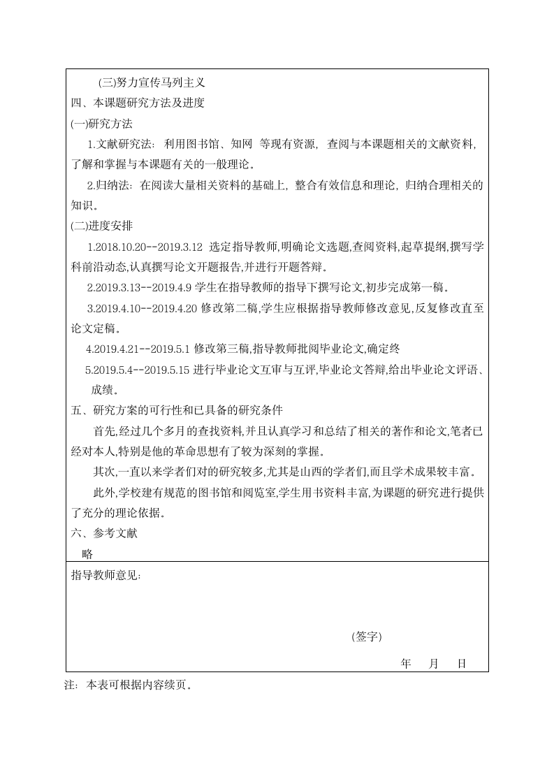 历史学专业毕业论文设计开题报告.docx第4页