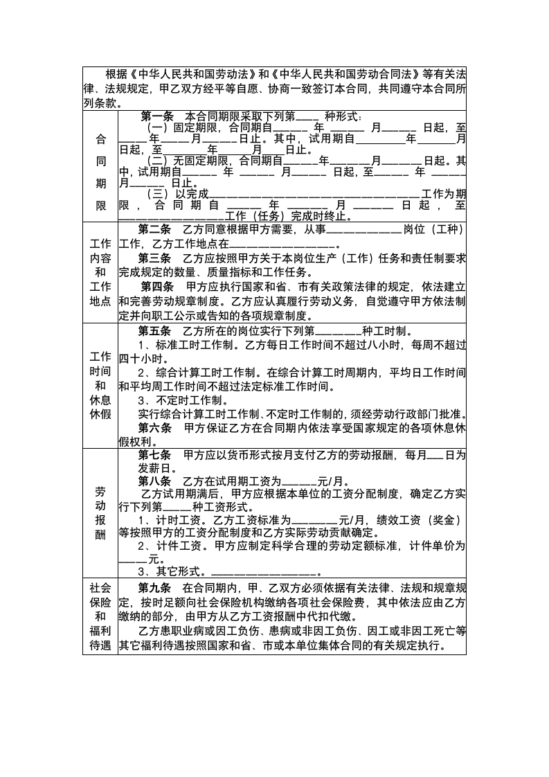 合肥市劳动合同.docx第4页