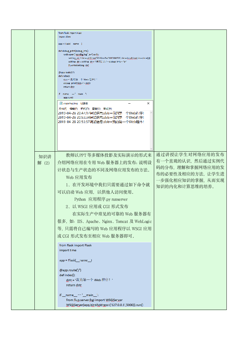 浙教版（2019）信息技术 必修2 2.6.4 网络应用软件开发——网络应用调试发布 教学设计.doc第3页