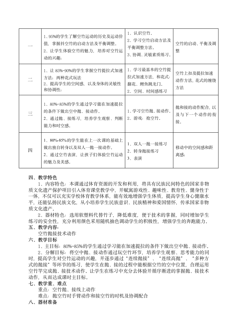 体育与健康 一年级全一册空竹教学设计.doc第2页