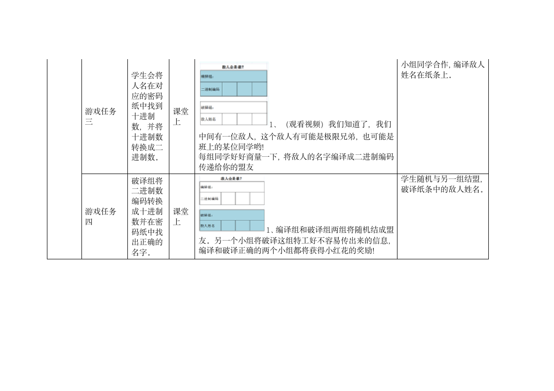 武汉社版六年级全册信息技术 2.初识二进制编码 教案.doc第7页