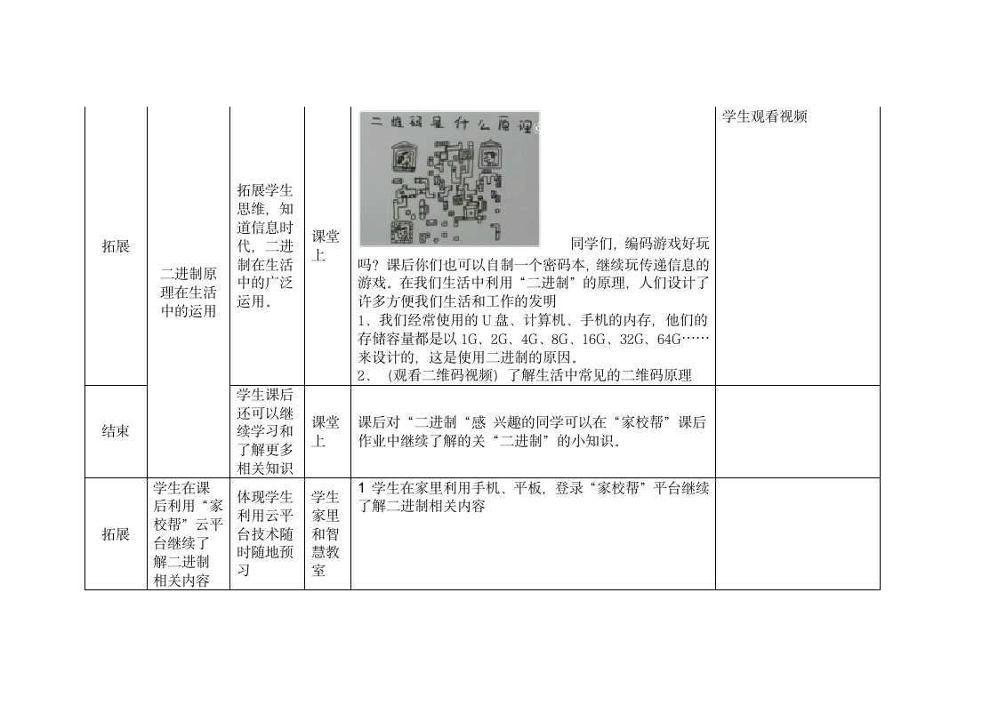 武汉社版六年级全册信息技术 2.初识二进制编码 教案.doc第8页