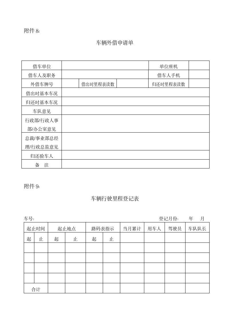 XX食品公司车辆管理制度.doc第12页