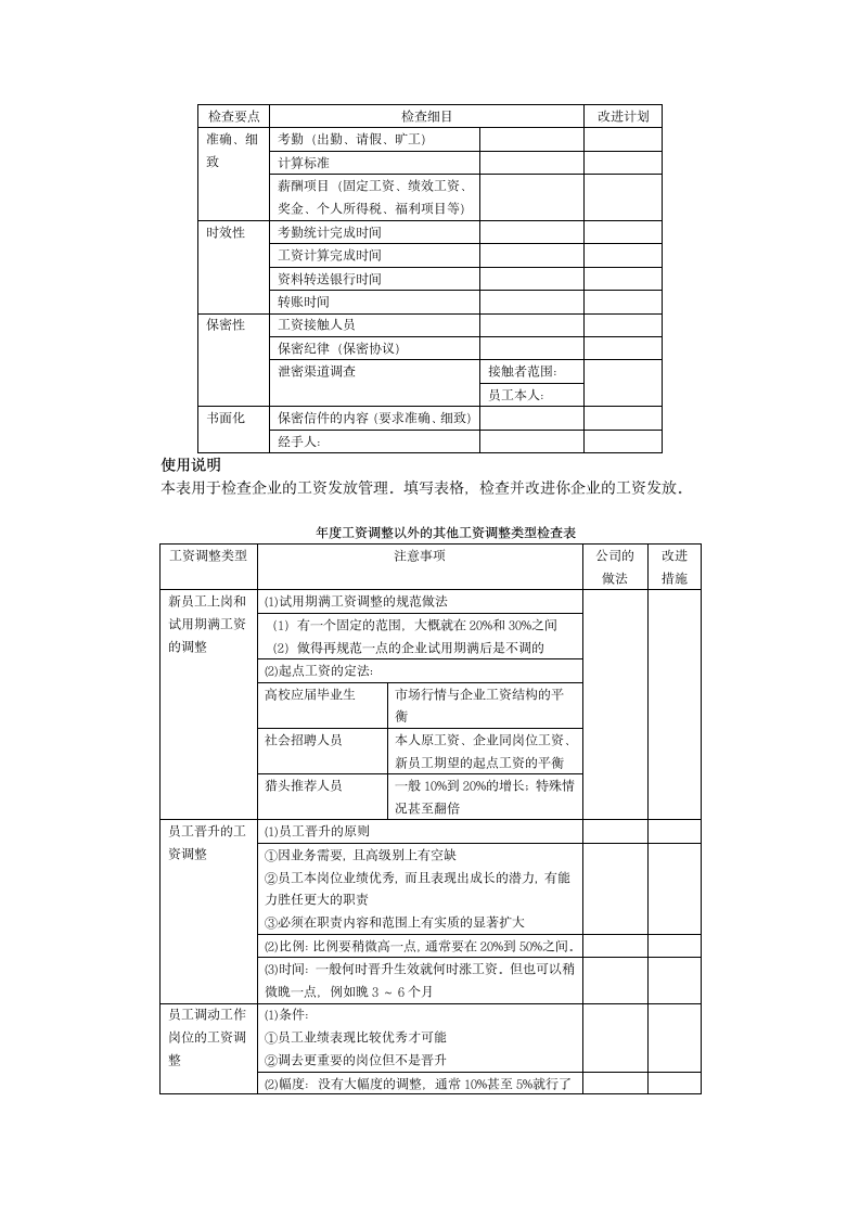 现代企业薪资福利设计与操作工具表单.doc第5页