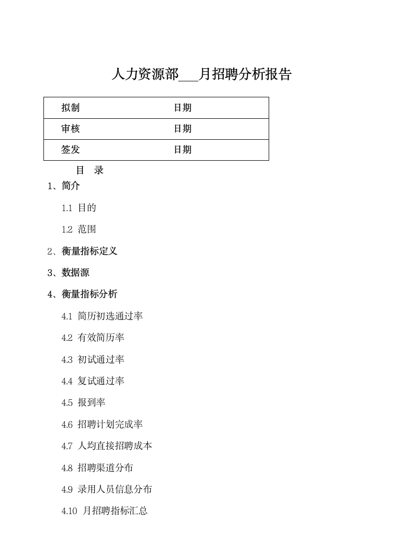 人力资源部招聘分析报告.doc