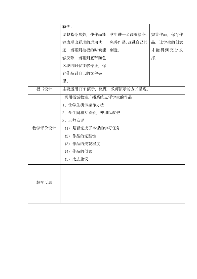 六年级下册信息技术教案-第5单元 听话的小猫  活动4创意游戏设计  西师大版.doc第4页