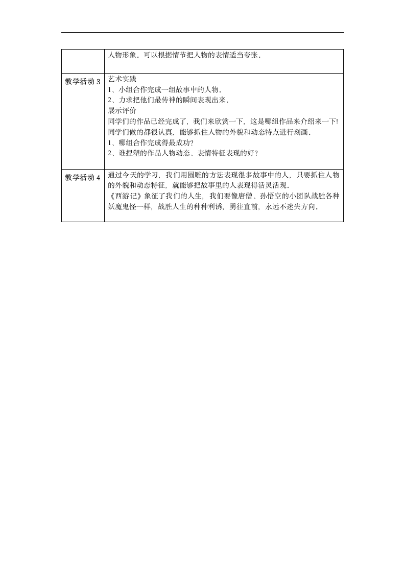 人美 版六年级美术上册10.故事里的人教学设计（表格式）.doc第3页