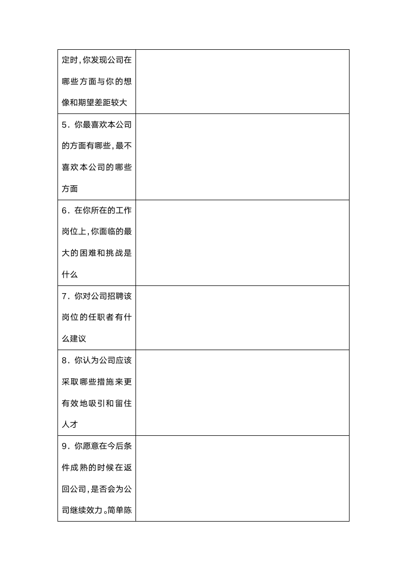 员工离职管理制度（附表格）.doc第8页