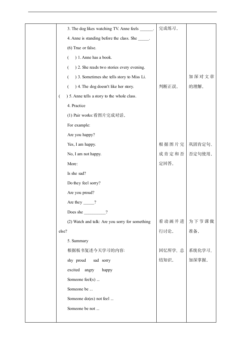 小学英语湘少版五年级上册《Unit11 I’m sorry》教学设计.docx第2页