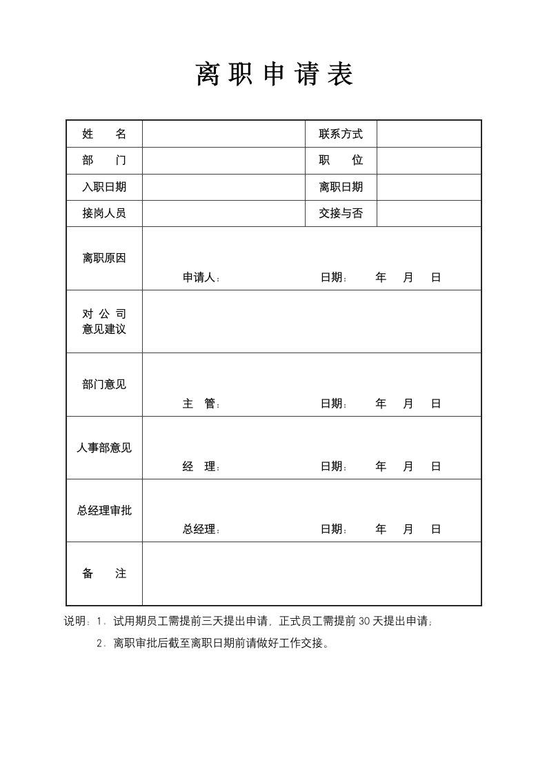 离职申请表.docx