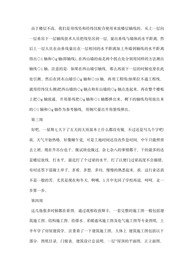 施工员实习周记总结.docx第2页