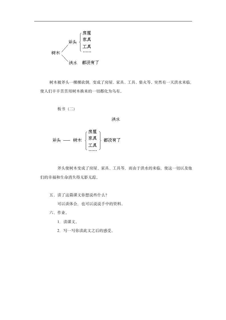 （人教新课标）三年级语文下册教案 一个小村庄的故事3.doc第5页