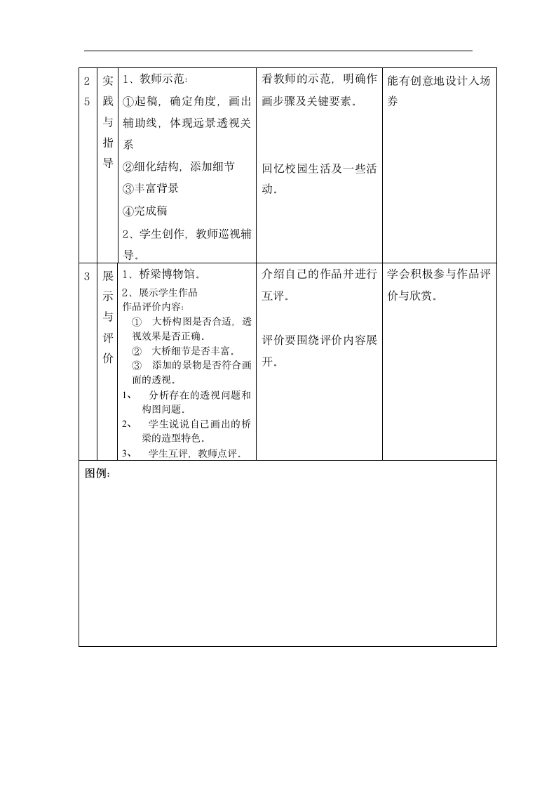 沪教版  五年级上册美术教案  第11课 跨越时代的桥 （表格式）.doc第4页