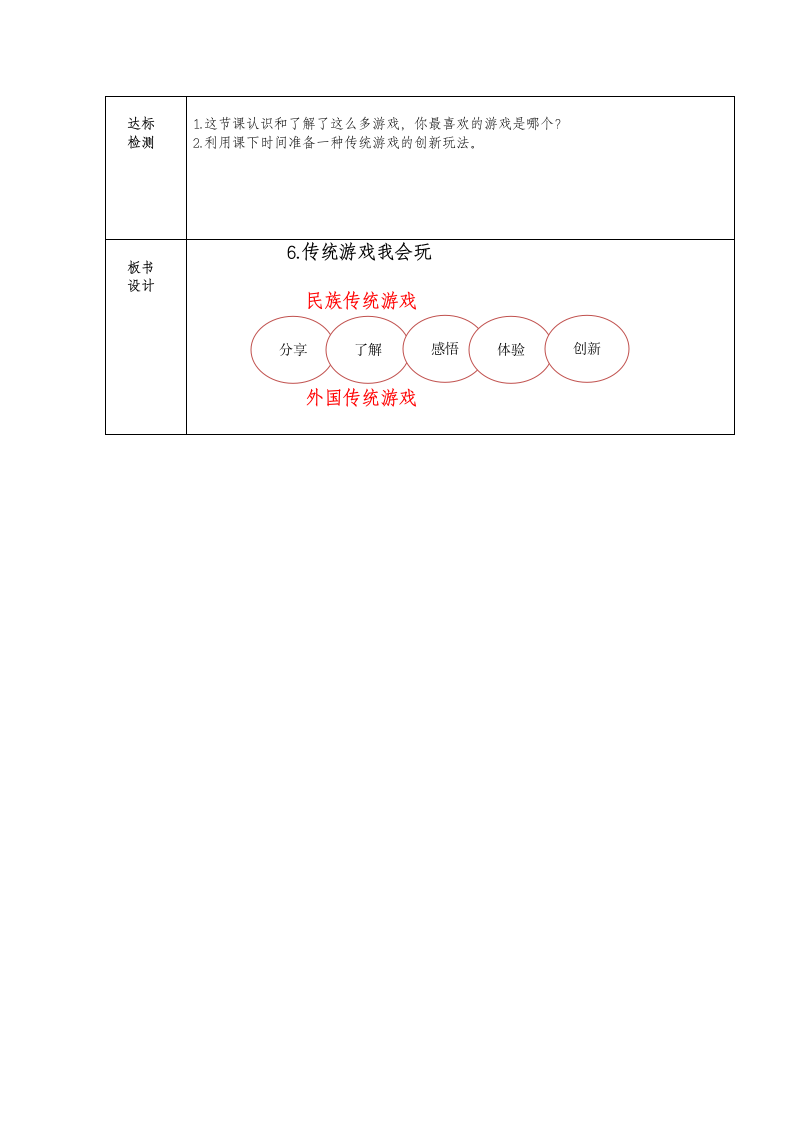 道德与法治二年级下册-6《传统游戏我会玩》教案（表格式，第二课时）.doc第4页