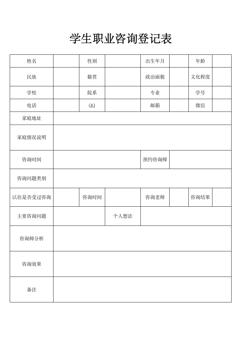 学生职业咨询登记表.docx第1页