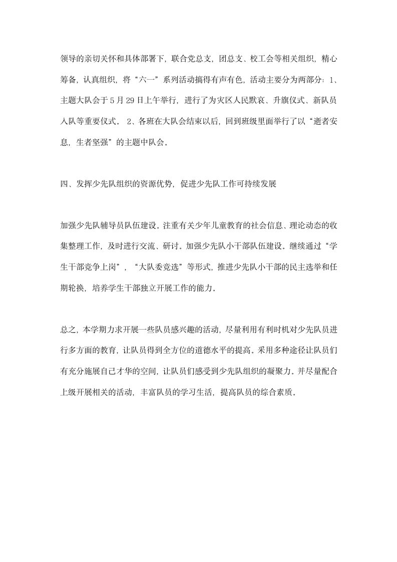 少先队工作总结 经典通用.docx第4页
