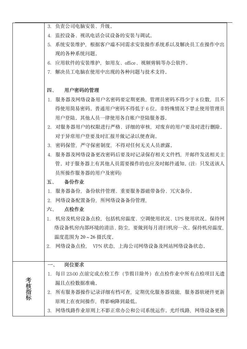 网络工程师与软件工程师岗位职责第2页