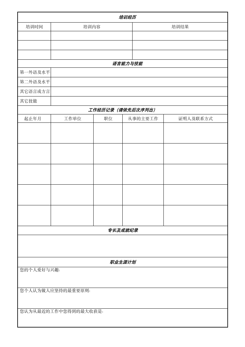 员工入职登记表.docx第2页