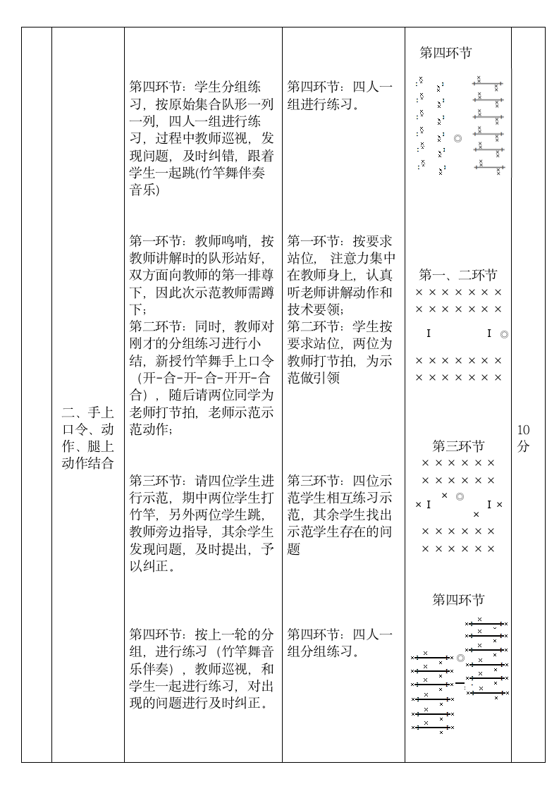 三年级体育  竹竿舞 教案 全国通用.doc第3页