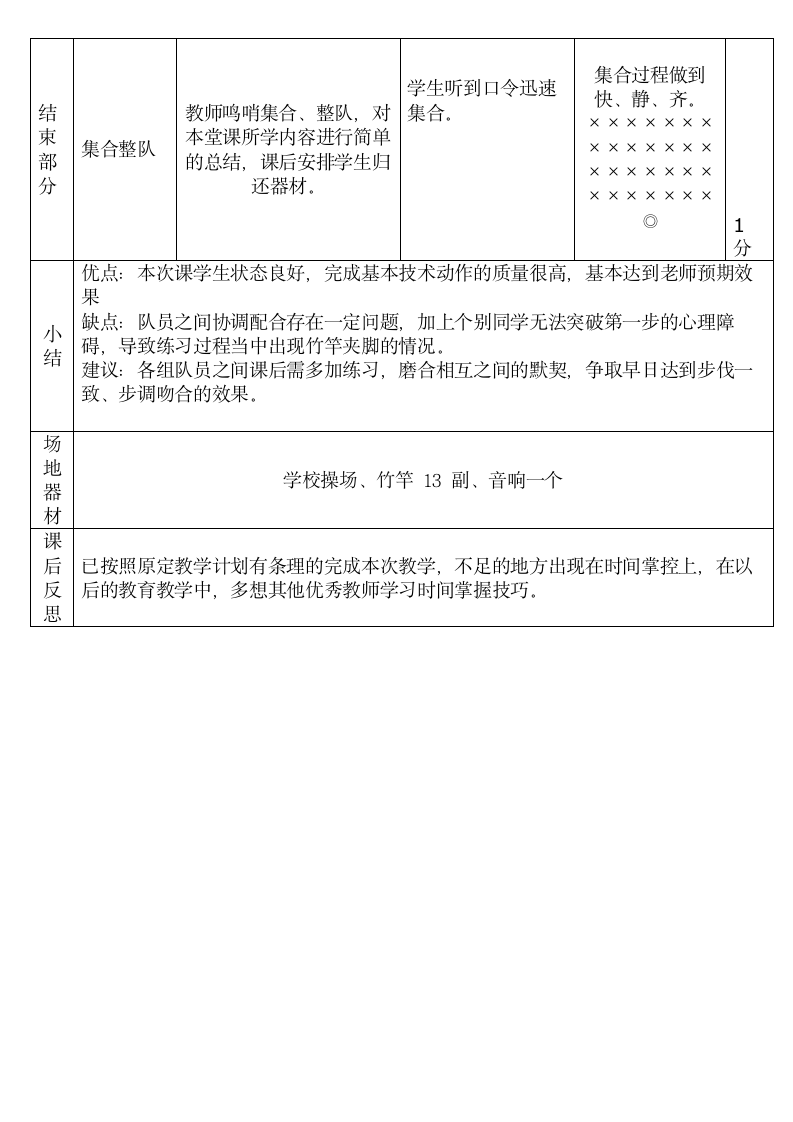 三年级体育  竹竿舞 教案 全国通用.doc第4页