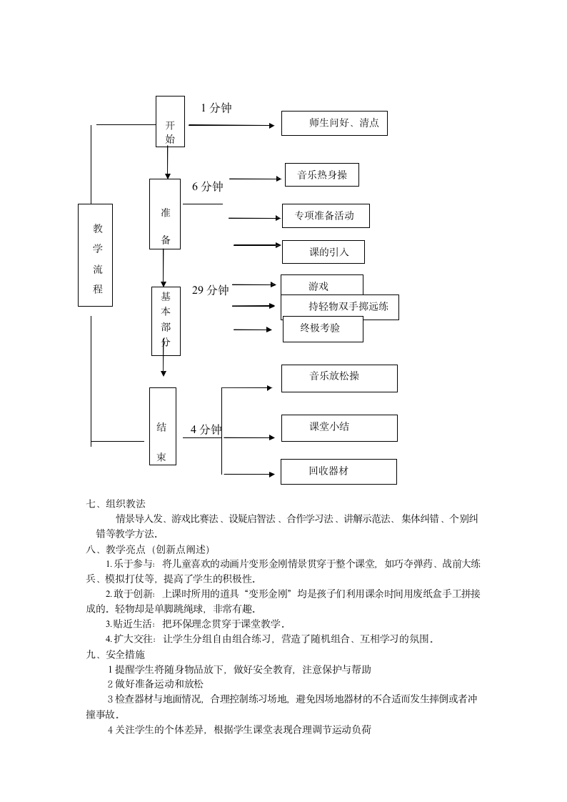 双手持轻物掷远与游戏（教案） 体育二年级下册.doc第2页