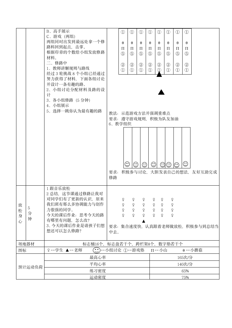 跳跃与游戏（教案） 体育一年级下册（表格式）.doc第5页