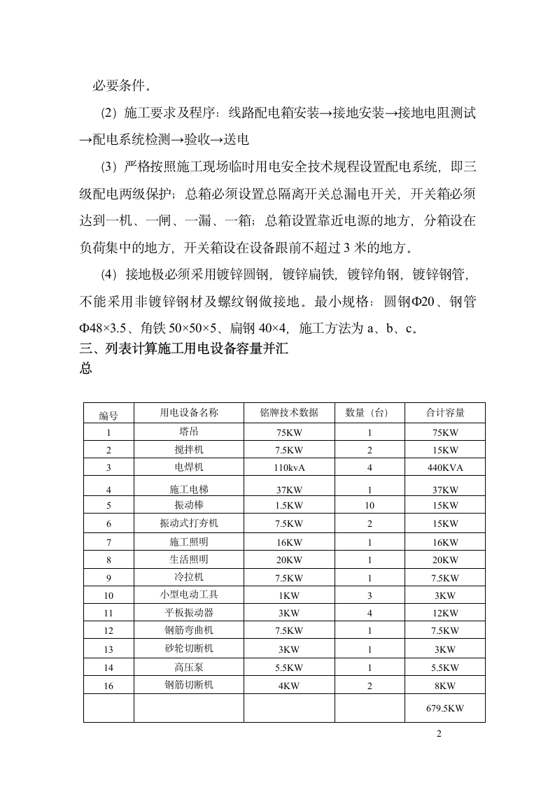 住宅楼临时用电工程施工方案.docx第2页