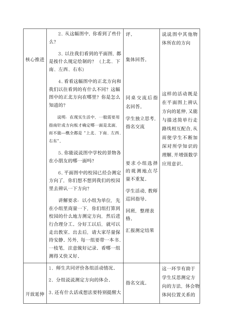 二年级数学下册教案-测定方向 -苏教版.doc第3页