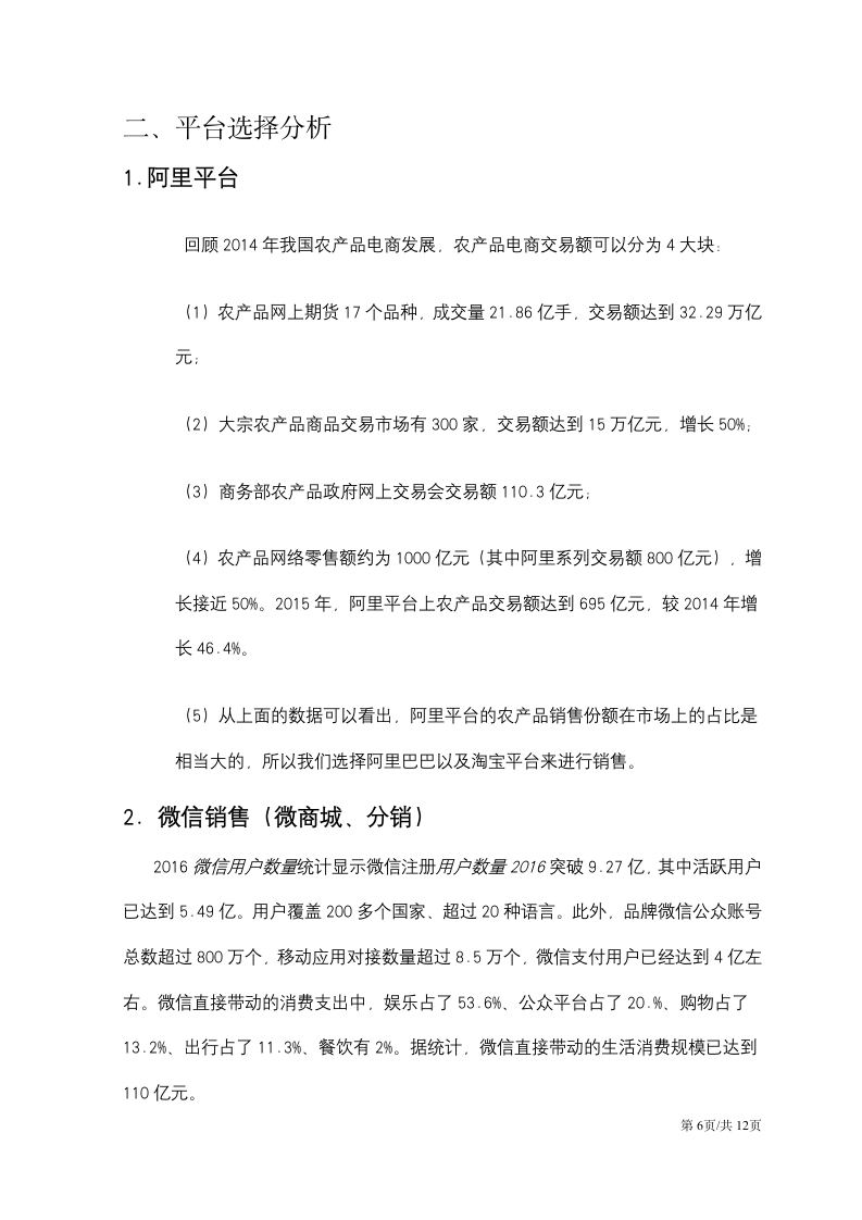 农业电商运营商业计划书.docx第6页