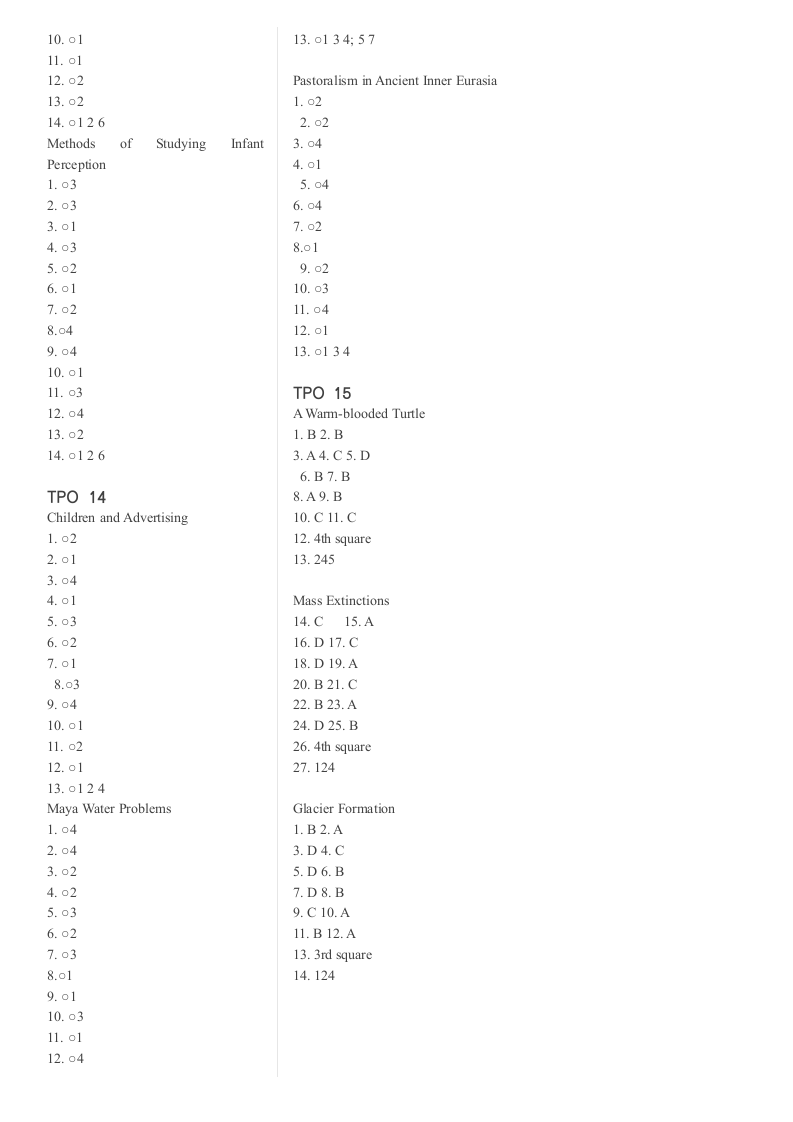 托福阅读答案-TPO1-15阅读第5页