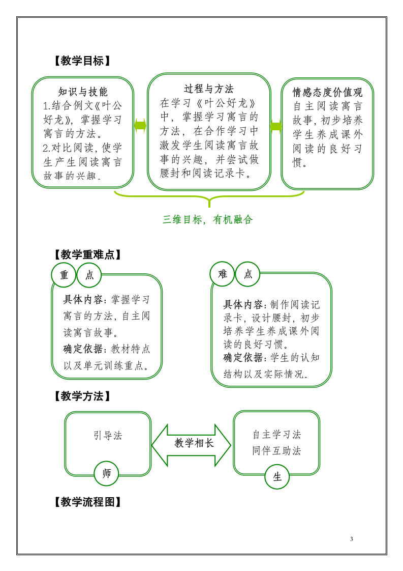 统编版（五四学制）语文三年级下册快乐读书吧  小故事 大道理(教案).doc第3页