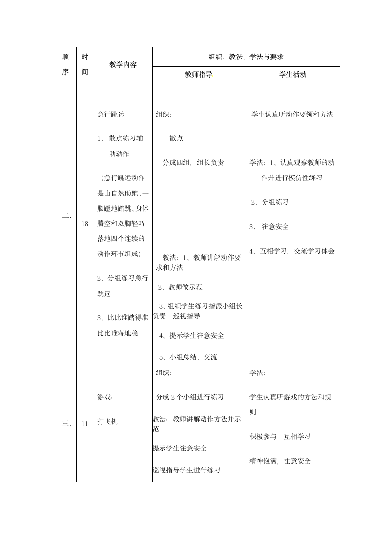 三年级上册体育教案-急行跳远  教案.doc第2页