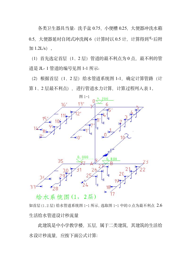 建筑施工给排水毕业实习报告.doc第8页