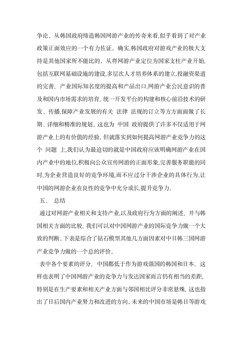 从相关与支持性产业看中国网络游戏产业的竞争力.docx第6页