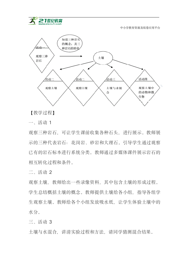 新版4年级下册3.1《岩石和土壤的故事》教案.doc第2页