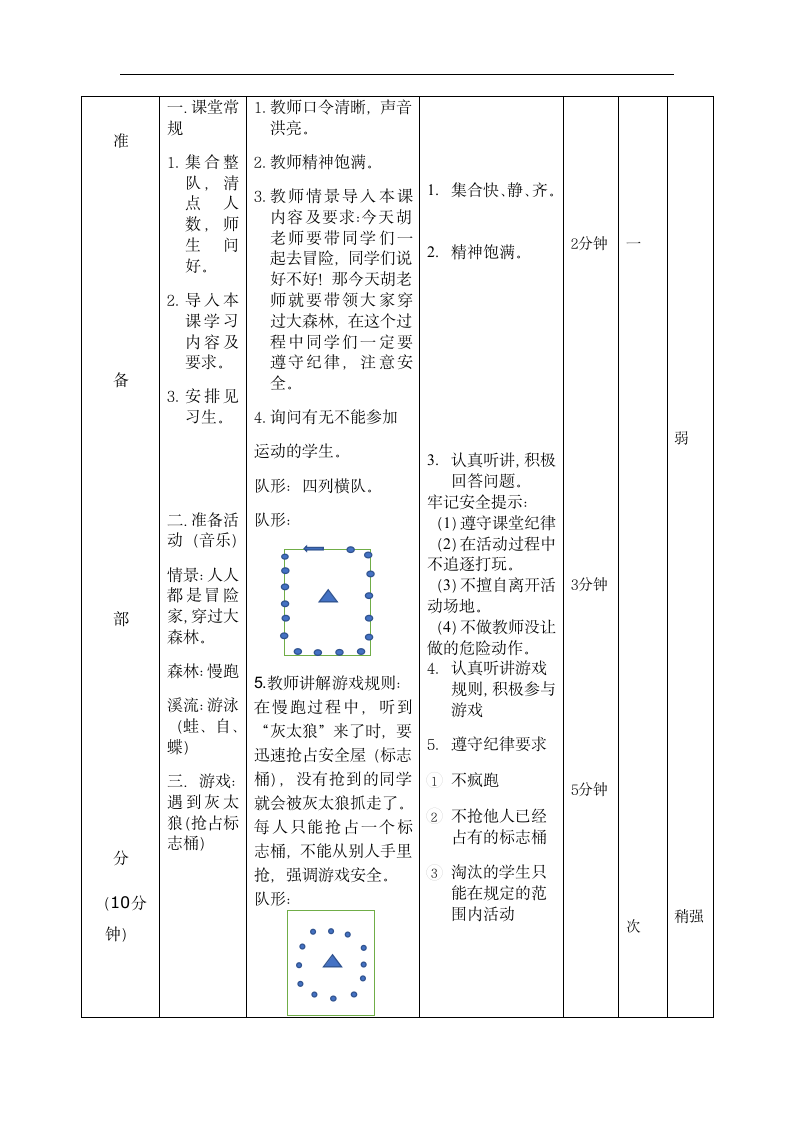 一年级上册体育 持轻物掷远 教案.doc第3页