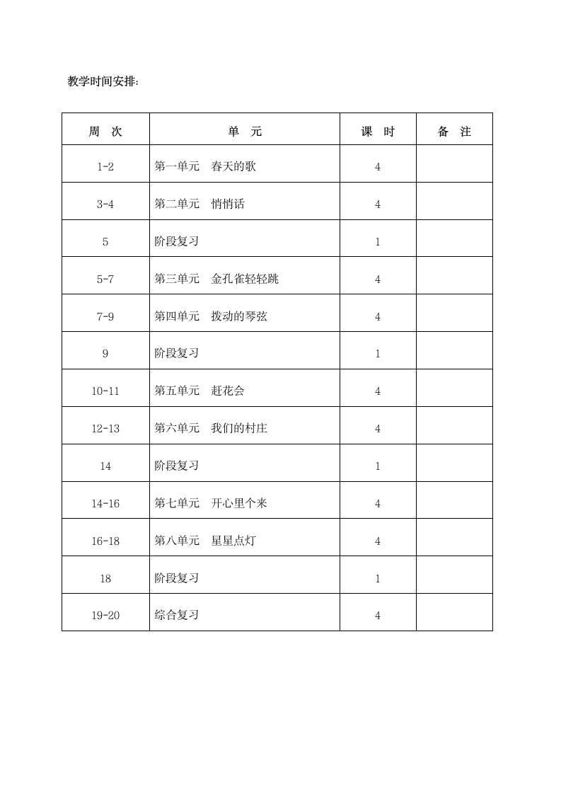 苏教版三年级下册音乐教学计划.doc第3页