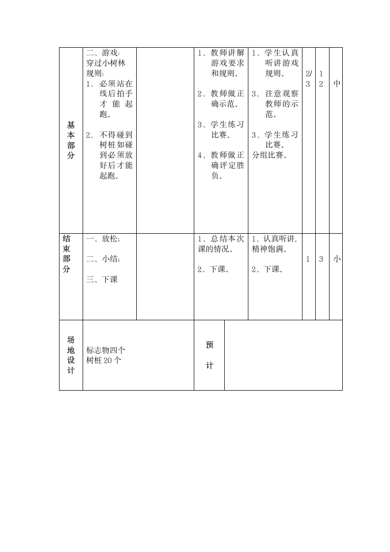 五年级体育课教案50米跑考核.doc第2页