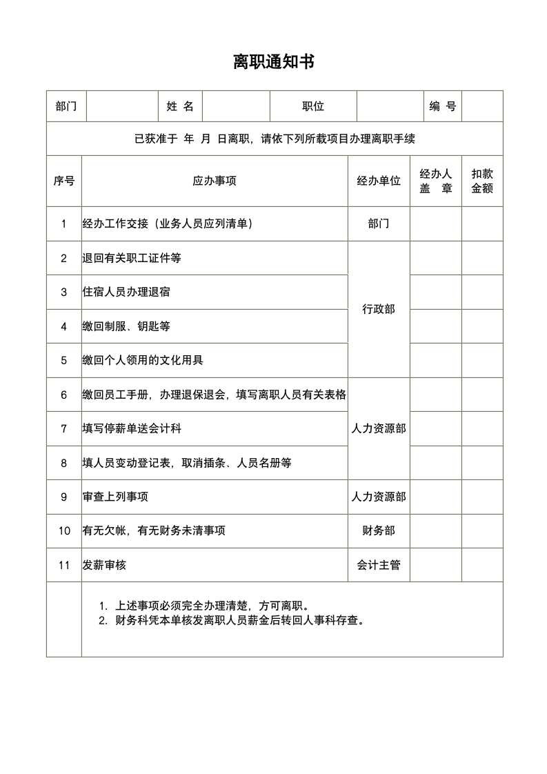 离职通知书.doc第1页