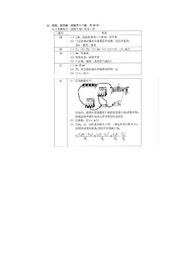 本溪2016中考物理试卷及答案第10页