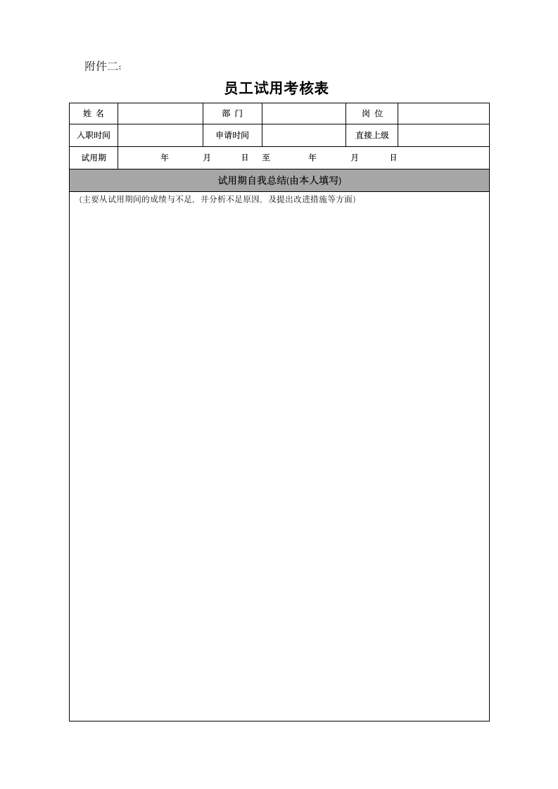 新员工试用期考核及管理制度.docx第5页