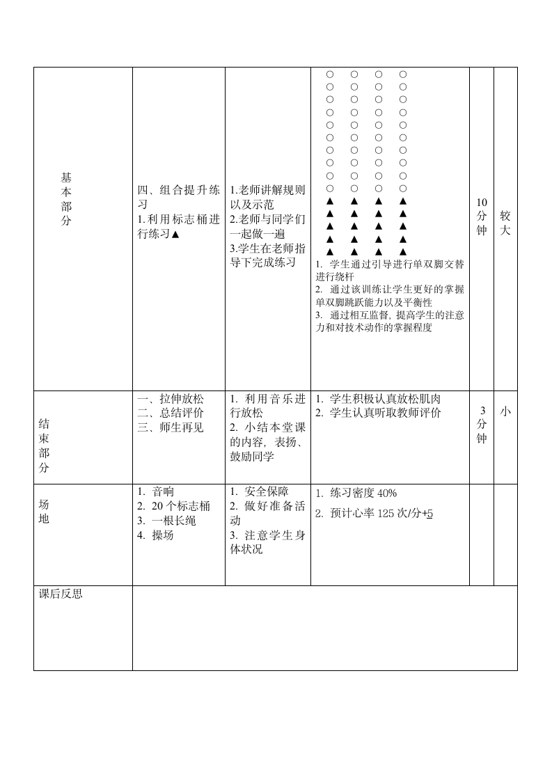 跳跃与游戏（教案）-体育一年级下册（表格式）.doc第6页