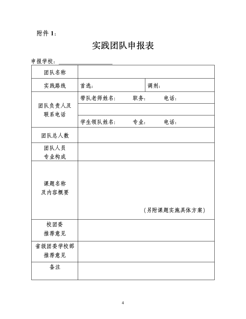 大学生暑期实践专项活动策划书.doc第4页