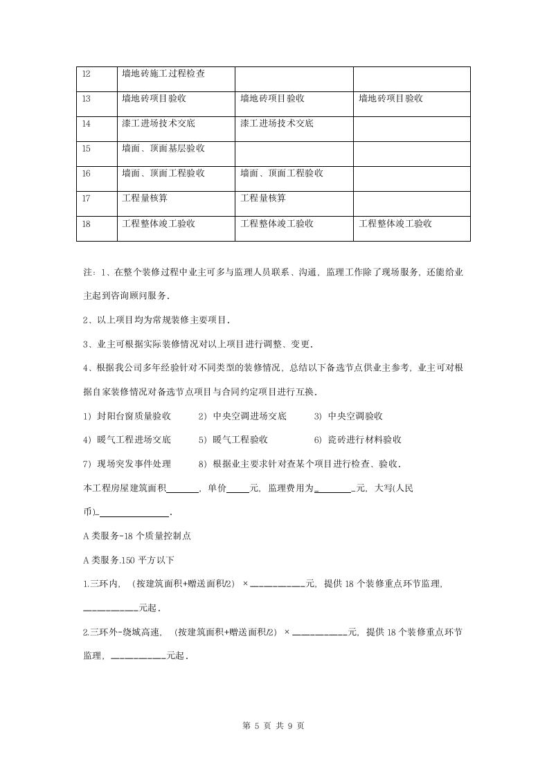 装饰监理授权委托合同协议书范本.doc第5页