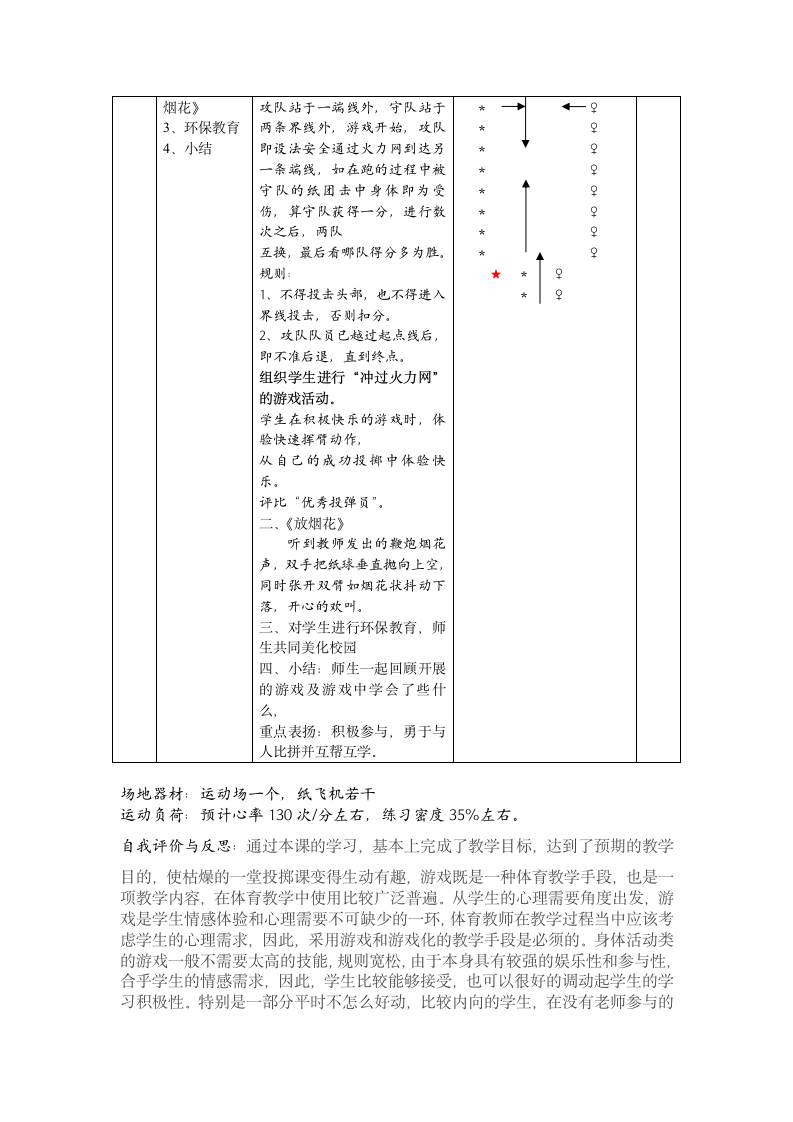 二年级体育体育录像展示课 教案 全国通用.doc第3页