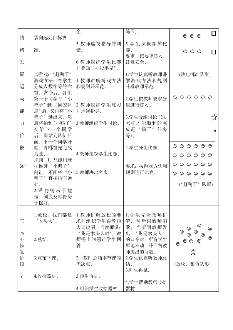 二年级体育 小小神投手  教案 全国通用.doc第2页