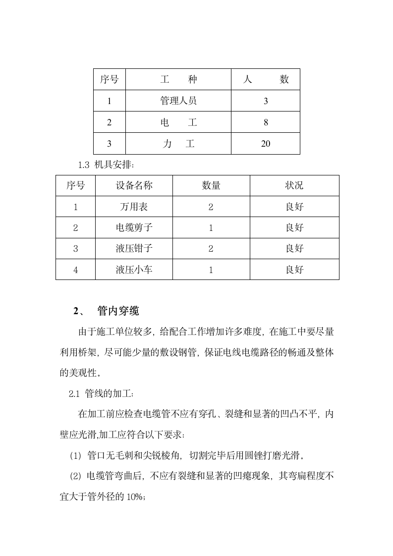 住宅小区电缆穿管及敷设施工方案.doc第8页