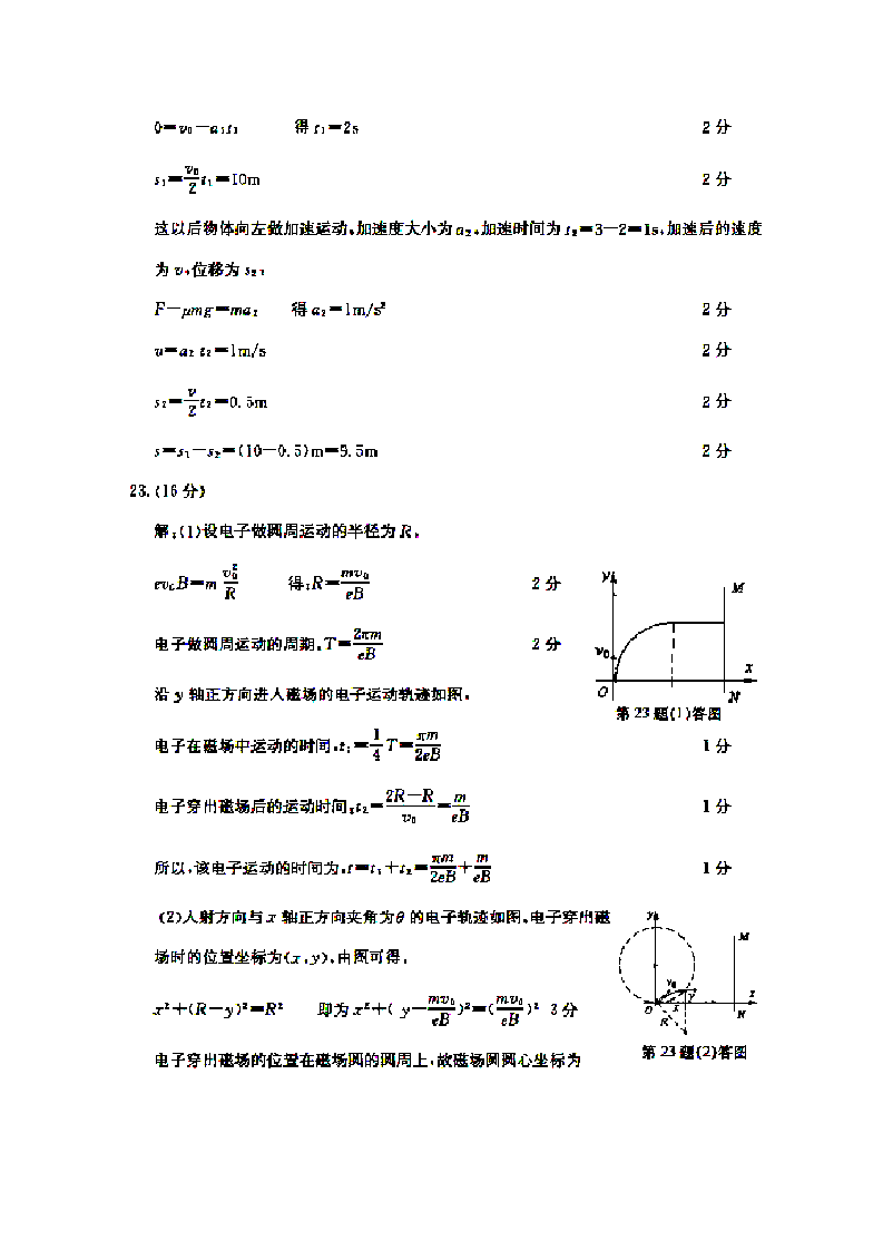 2013合肥二模_理科综合(答案)第2页