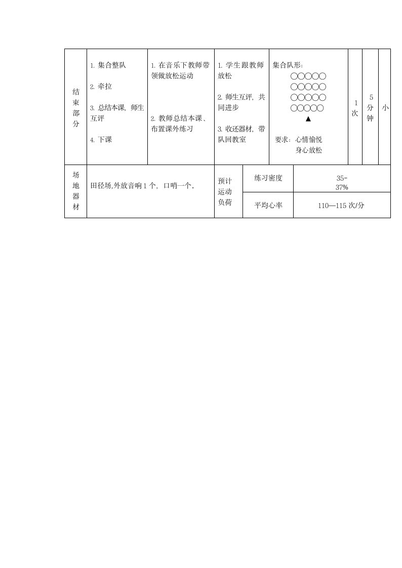 体育二年级下册  30米快速跑与游戏  教案（表格式）.doc第5页